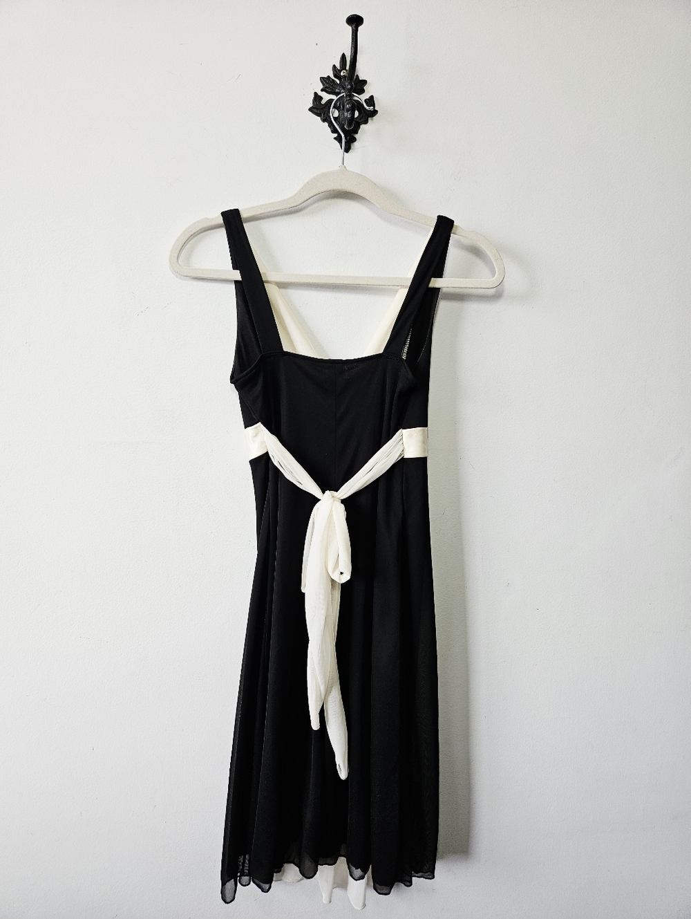 2x Vintage 90s Mini Dress Lot Size S Ruby Rox Big Heaven Lot Black White Y2K - Picture 6 of 8